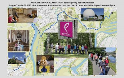 Abschlussetappe auf dem Pilgerweg im Bistum Essen